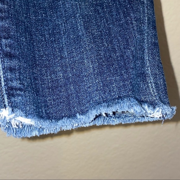 MOTHER Looker Ankle Fray Girl Crush Wash Jeans - Picture 5 of 15